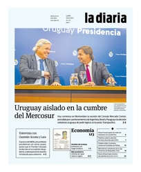 Tapa de la diaria del lunes 5 de diciembre de 2022