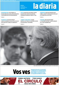 Tapa de la diaria del jueves 27 de julio de 2017