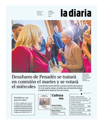 Tapa de la diaria del viernes 2 de junio de 2023