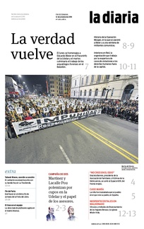 Tapa de la diaria del sábado 12 de octubre de 2019