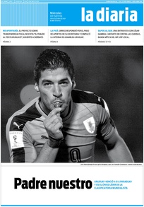 Tapa de la diaria del miércoles 7 de septiembre de 2016