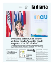 Tapa de la diaria del jueves 29 de enero de 2026