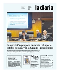 Tapa de la diaria del viernes 23 de mayo de 2025