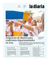 Tapa de la diaria del miércoles 15 de marzo de 2023