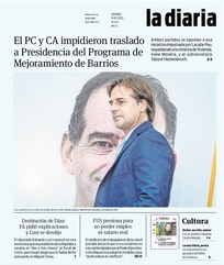 Tapa de la diaria del viernes 16 de octubre de 2020