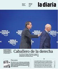 Tapa de la diaria del miércoles 23 de enero de 2019