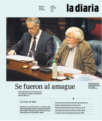 Tapa de la diaria del jueves 19 de abril de 2018