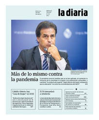 Tapa de la diaria del miércoles 17 de marzo de 2021