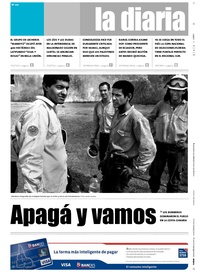 Tapa de la diaria del lunes 15 de enero de 2007