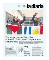 Tapa de la diaria del lunes 4 de mayo de 2026