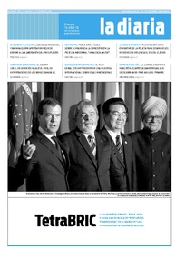 Tapa de la diaria del viernes 16 de abril de 2010