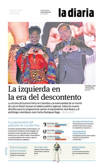 Tapa de la diaria del sábado 25 de junio de 2022