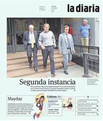 Tapa de la diaria del viernes 24 de mayo de 2019