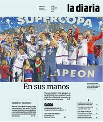 Tapa de la diaria del lunes 4 de febrero de 2019