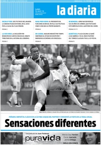 Tapa de la diaria del lunes 16 de mayo de 2016