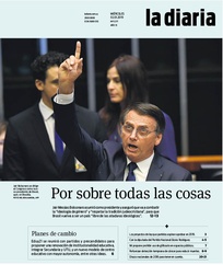 Tapa de la diaria del miércoles 2 de enero de 2019