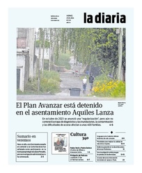 Tapa de la diaria del viernes 25 de octubre de 2024