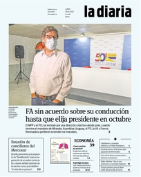 Tapa de la diaria del lunes 26 de abril de 2021