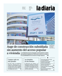 Tapa de la diaria del martes 9 de enero de 2024