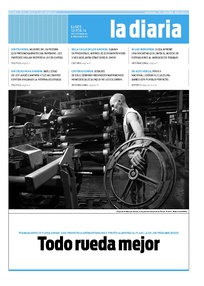 Tapa de la diaria del lunes 10 de febrero de 2014