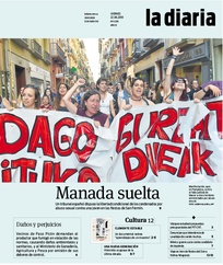 Tapa de la diaria del viernes 22 de junio de 2018
