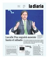 Tapa de la diaria del viernes 3 de noviembre de 2023