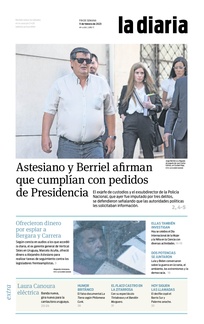 Tapa de la diaria del sábado 11 de febrero de 2023