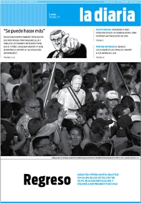 Tapa de la diaria del lunes 18 de diciembre de 2017