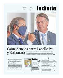 Tapa de la diaria del jueves 4 de febrero de 2021