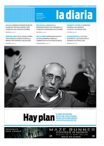 Tapa de la diaria del viernes 26 de septiembre de 2014