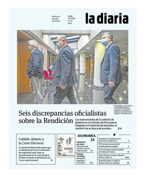 Tapa de la diaria del lunes 26 de julio de 2021