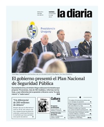 Tapa de la diaria del viernes 27 de marzo de 2026