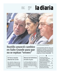 Tapa de la diaria del miércoles 4 de octubre de 2023