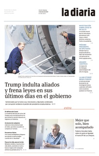 Tapa de la diaria del sábado 2 de enero de 2021