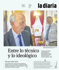 Tapa de la diaria del jueves 19 de diciembre de 2019