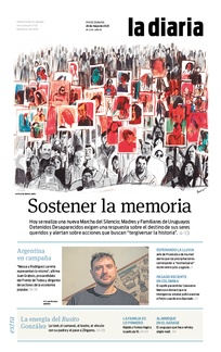 Tapa de la diaria del sábado 20 de mayo de 2023