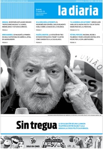 Tapa de la diaria del jueves 17 de marzo de 2016