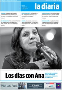 Tapa de la diaria del martes 7 de julio de 2015