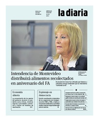 Tapa de la diaria del miércoles 10 de febrero de 2021