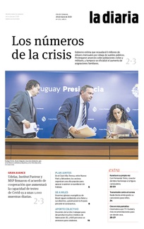 Tapa de la diaria del sábado 28 de marzo de 2020