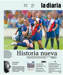 Tapa de la diaria del lunes 24 de septiembre de 2018