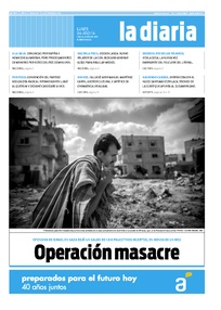 Tapa de la diaria del lunes 4 de agosto de 2014