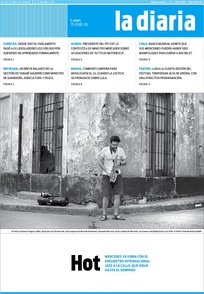 Tapa de la diaria del lunes 15 de enero de 2018