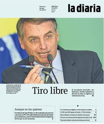 Tapa de la diaria del miércoles 16 de enero de 2019