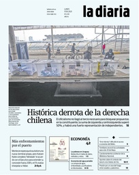 Tapa de la diaria del lunes 17 de mayo de 2021
