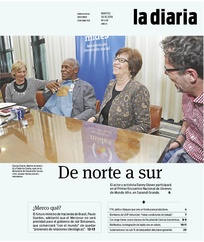 Tapa de la diaria del martes 30 de octubre de 2018