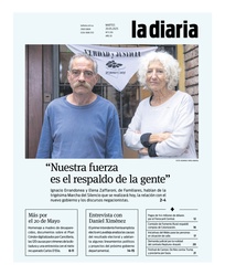 Tapa de la diaria del martes 20 de mayo de 2025