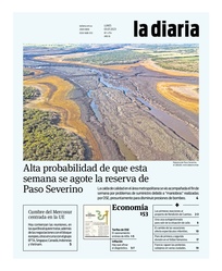 Tapa de la diaria del lunes 3 de julio de 2023