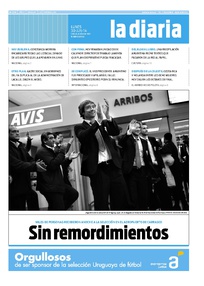 Tapa de la diaria del lunes 30 de junio de 2014