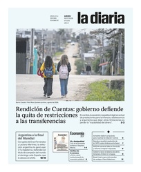 Tapa de la diaria del jueves 16 de julio de 2026